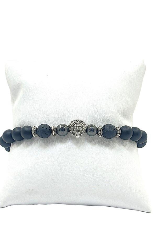 UNİSEX ESNEK MİSİNALI DOĞAL TAŞ BİLEKLİK - Image 1