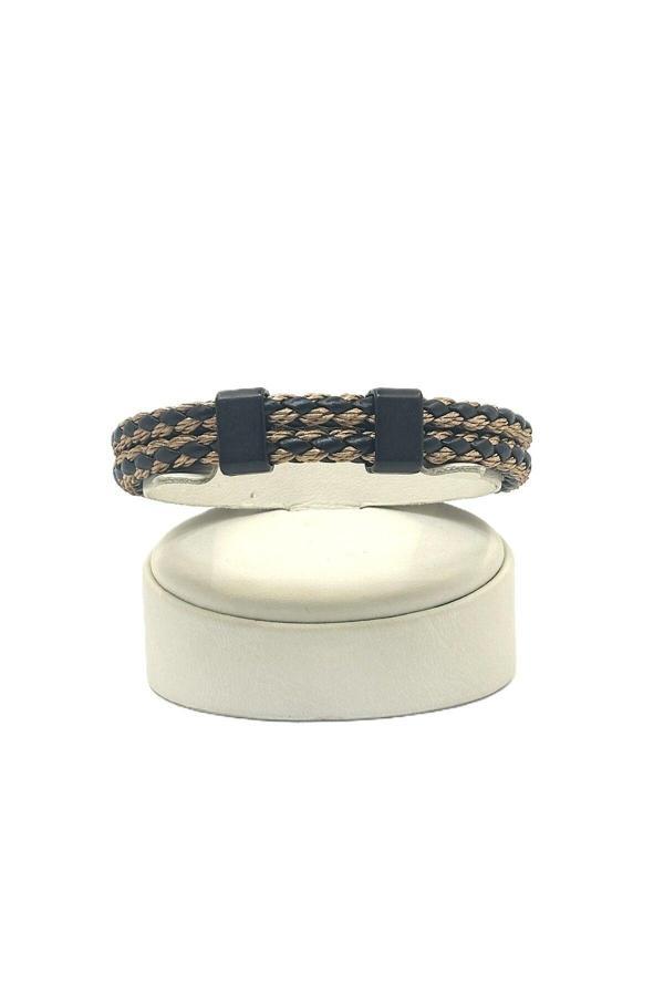 UNİSEX MIKNATIS KİLİTLİ DERİ BİLEKLİK - Image 1