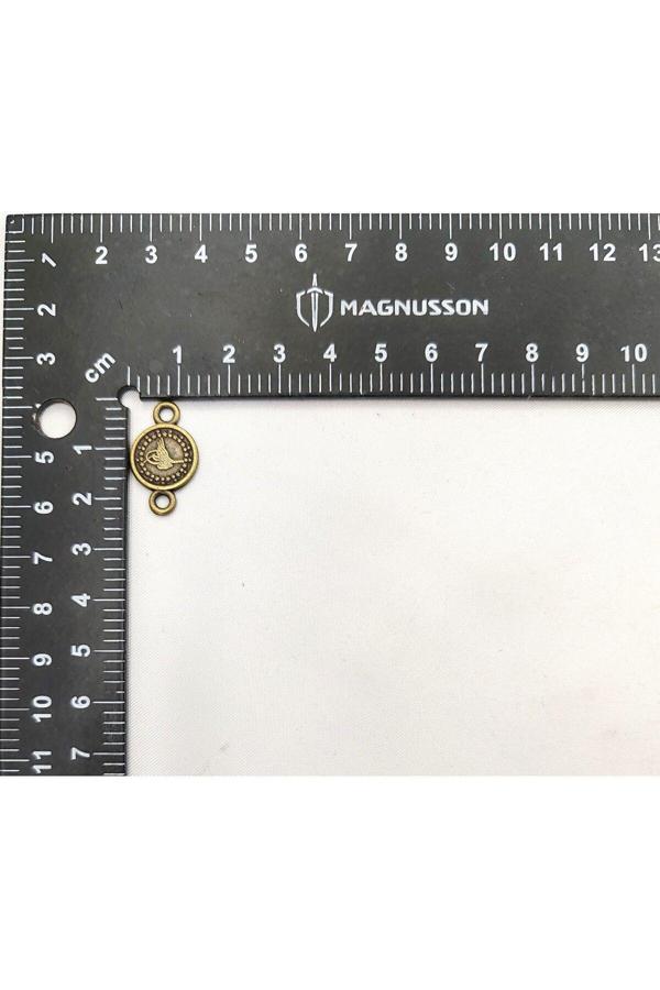 14 MM OSMANLI TUĞRA PARA (ÇİFT KUPLU DÜZ) (50 ADET) - Image 1