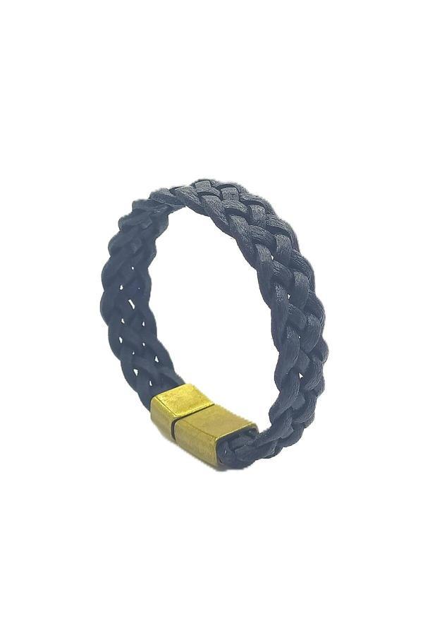 UNİSEX MIKNATIS KİLİTLİ DERİ BİLEKLİK - Image 1