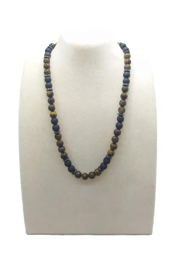 ERKEK DOĞAL TAŞ KOLYE - Image 1