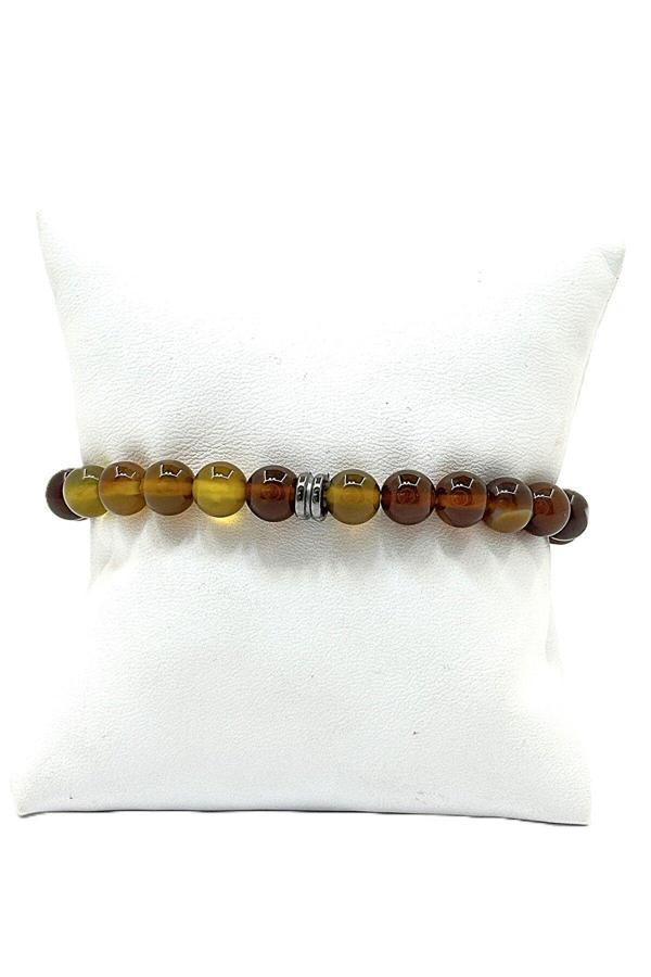 UNİSEX ESNEK MİSİNALI DOĞAL TAŞ BİLEKLİK - Image 1