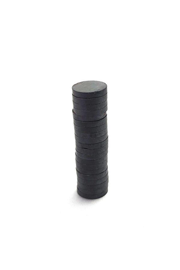 10MM -25 MM ARASI SİYAH MAGNET MIKNATISI (100 ADET ) - Image 1