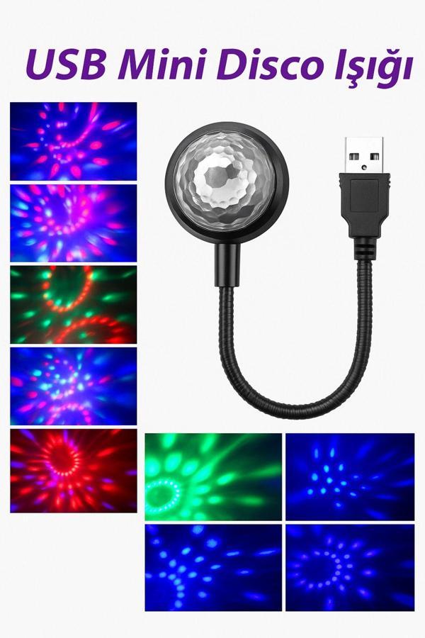 USB ile Her Yerde Disko GlowRide – Ev, Araç ve Motosiklet Işığı - Image 1