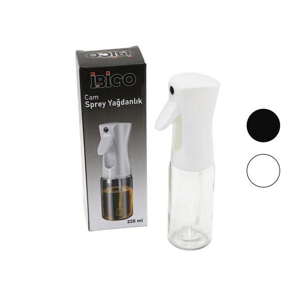 CAM 220ML YAĞDANLIK SPREY SİYAH - BEYAZ PLASTİK BAŞLIK (2818) - Image 1