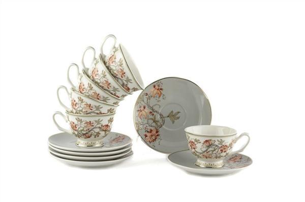 Mikasa Moor Mystic Floral 6lı Kahve Fincanı Seti 90cc - Image 1