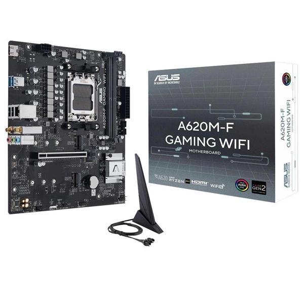 Asus Prime A620M-F GAMING WIFI 8000MHz DDR5 Soket AM5 M.2 HDMI mATX Anakart - Image 1