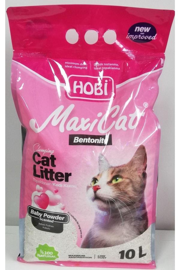 HOBİ Pudralı Kedi Kumu 10 Lt - Image 1
