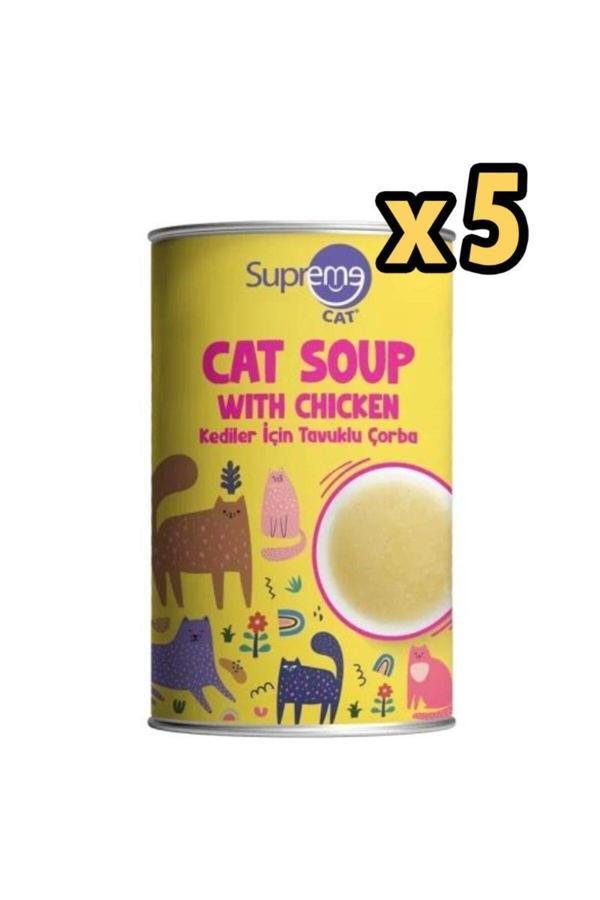 Supreme Cat Tavuklu Kedi Çorbası 135 Ml x 5 Adet - Image 1