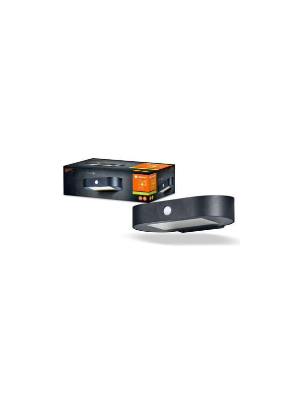 Ledvance Endura Style Solar OvalS Wall Sensor 4W 3000K IP44 Sarı Işık Güneş Enerjili Dış Mekan Aplik - Image 1
