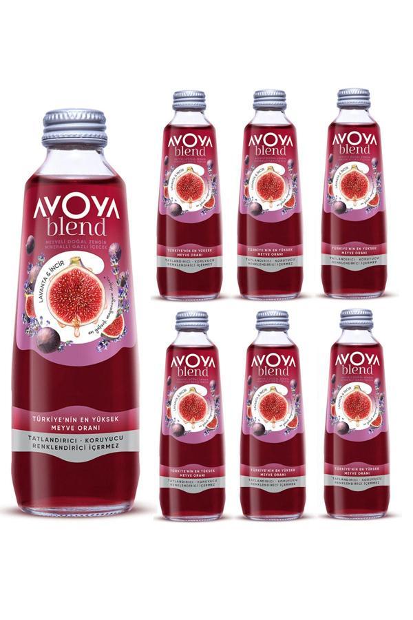 Avoya 6'lı Blend İncir Lavanta Meyveli Maden Suyu 250 Ml - Image 1