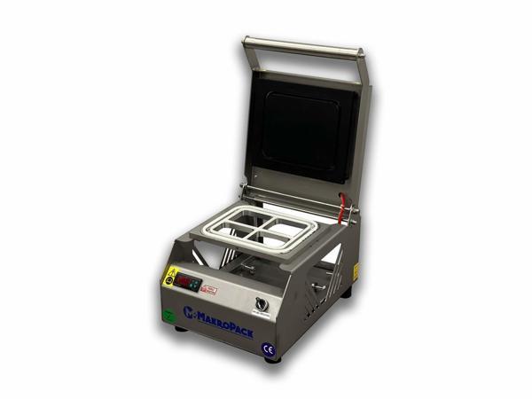 MakroPack 4 Bölmeli Tabak Kapatma Makinesi Paslanmaz - Image 1