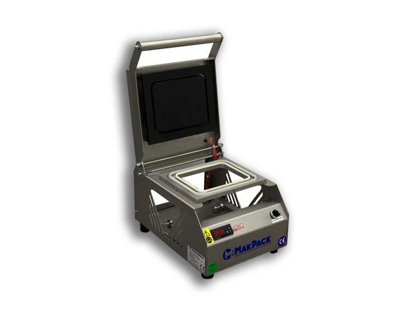 Makropack 1 Bölmeli Tabak Kapatma Makinesi Paslanmaz - Image 1