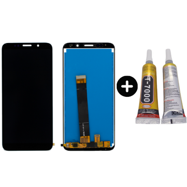 TE Huawei Y5 2018 Uyumlu HK Lcd Ekran Dokunmatik + B7000 - Image 1