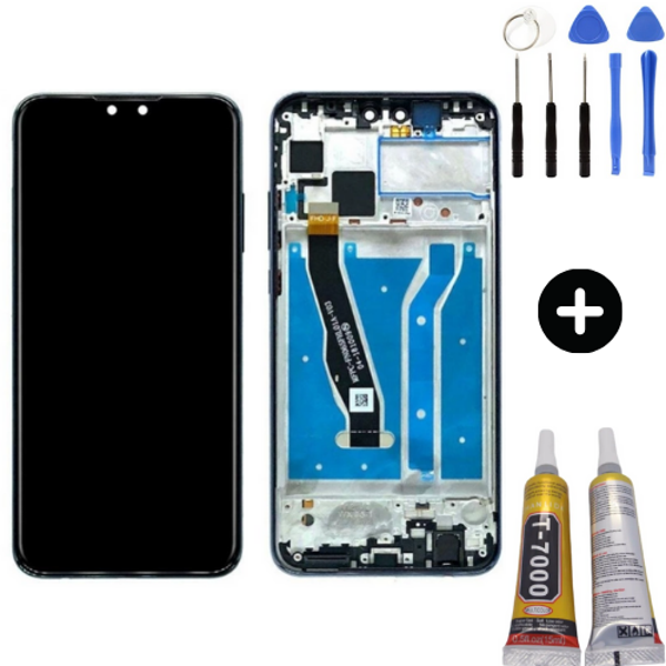 TE Huawei Y9 2019 Uyumlu Çıtalı OLED Lcd Ekran Dokunmatik + Montaj Seti - Image 1