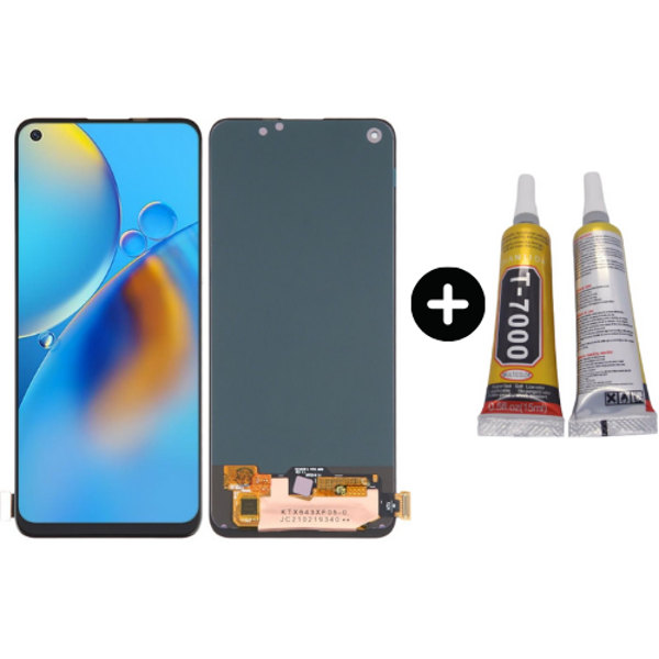 TE Oppo A96 5G A Kalite Lcd Dokunmatik Ekran + B7000 - Image 1