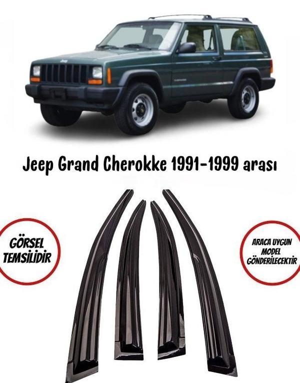 Jeep Grand Cherokee Cam Rüzgarlığı 1991-1999 Arası 4lü Takım - Image 1