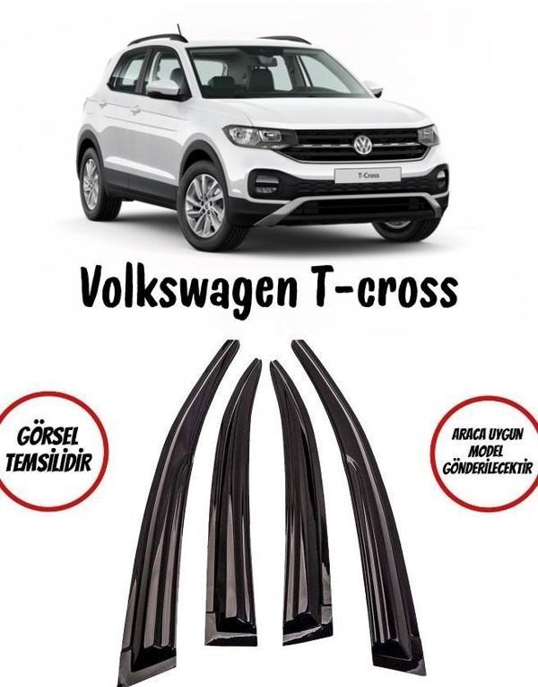 Volkswagen T-Cross Cam Rüzgarlığı 4lü - Image 1