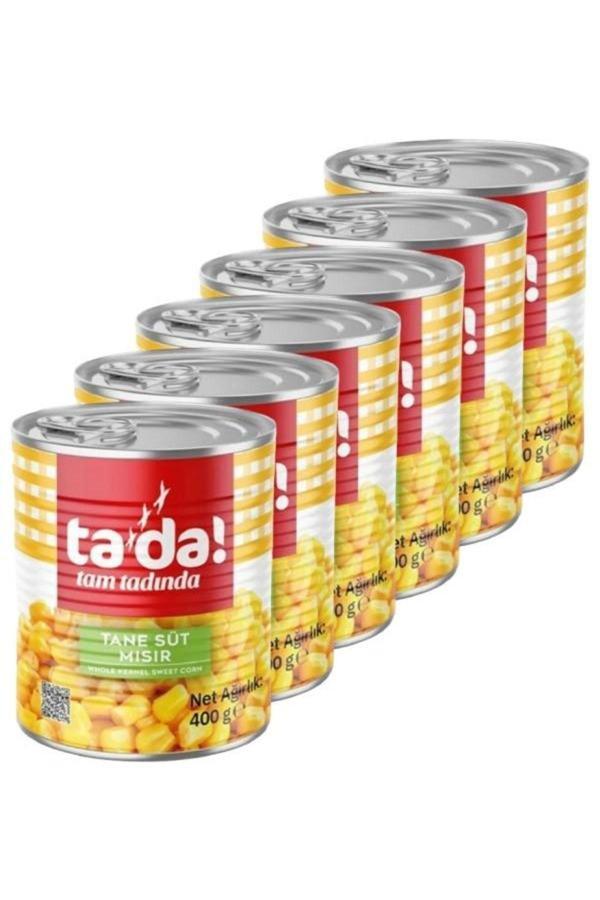 Tada Tane Süt Mısır Konservesi 400 gr x 6 Adet - Image 1