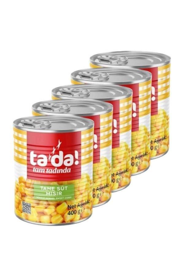 Tada Tane Süt Mısır Konservesi 400 gr x 5 Adet - Image 1