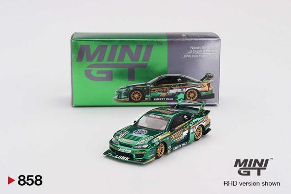 Mini GT 1/64 858 Nissan LB-Super Silhouette S15 SILVIA LBWK 2024 Fausto Racing - Image 1