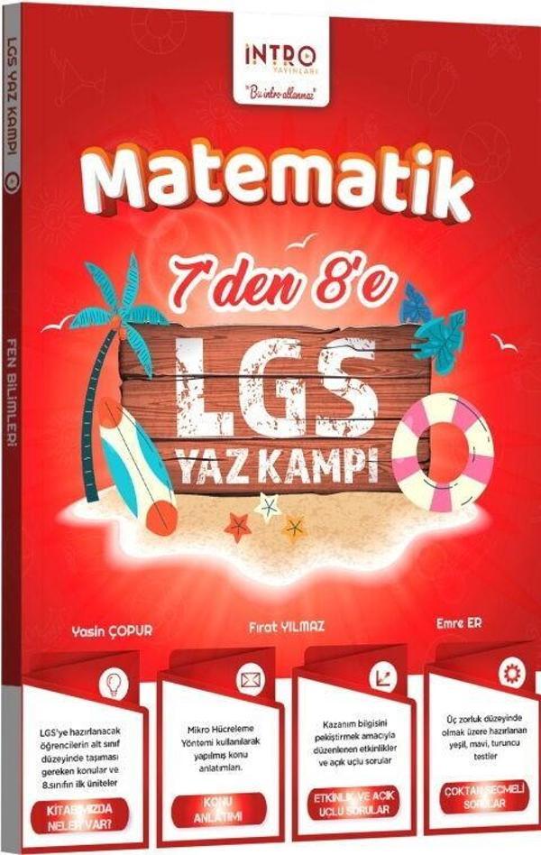7 den 8 e LGS Matematik Yaz Kampı İntro Yayınları - İntro Yayın - Image 1