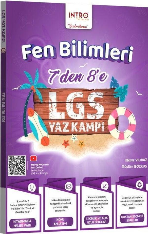 7 den 8 e LGS Fen Bilimleri Yaz Kampı İntro Yayınları - İntro Yayın - Image 1