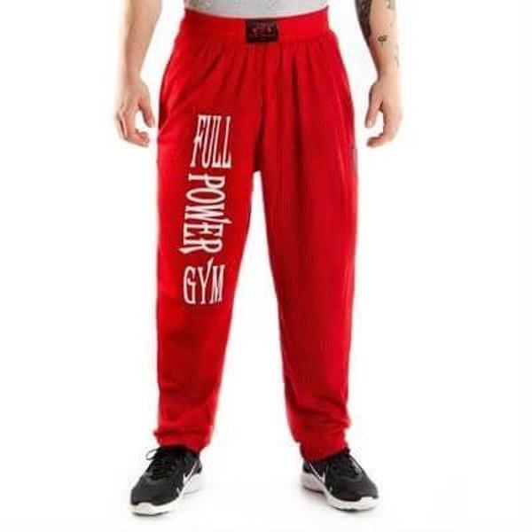 Full Power Gym Alt Eşofman Kırmızı - Image 1
