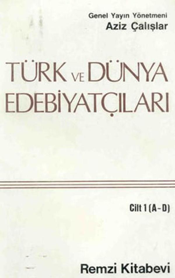 Türk ve Dünya Edebiyatçıları 1 - (A - D) - Remzi Kitabevi - Image 1