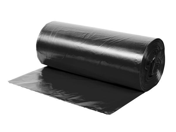 Endüstriyel Jumbo Boy Siyah Çöp Torbası Poşeti - 700 Gr. - 90 Litre - 80 x 110 Cm / 10 Adetlik Rulo - Image 1