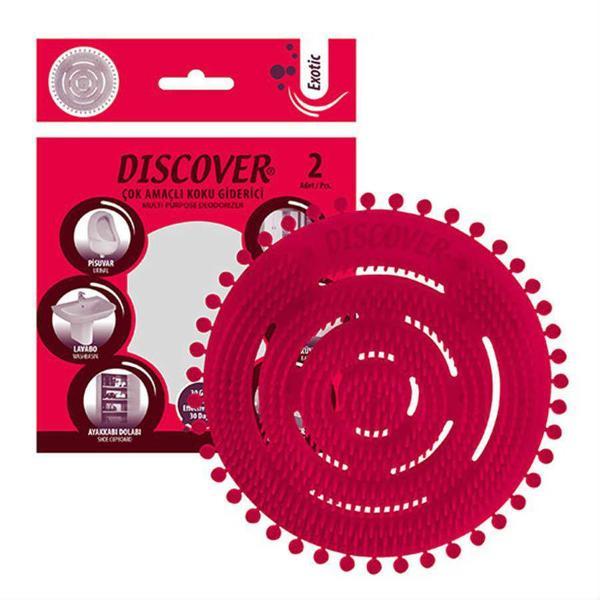 Discover Çok Amaçlı Koku Giderici - Pisuvar Disk - 2'li Paket - Exotic - Image 1