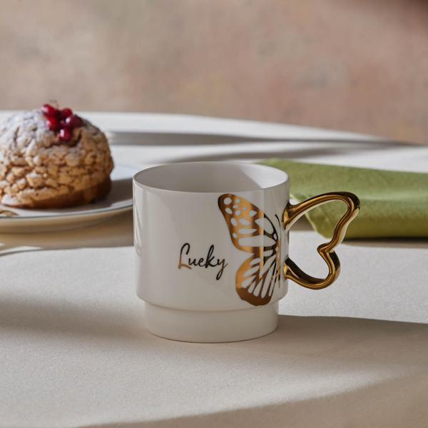 Karaca Kelebek Lucky Mug 340 Ml - Image 1