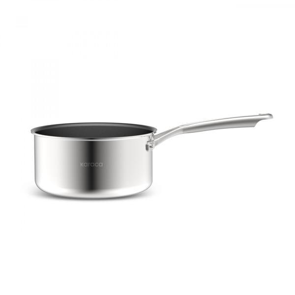 Karaca Plasma Steel 3Ply İndüksiyon Tabanlı Çelik Sosluk 18 Cm - Image 1