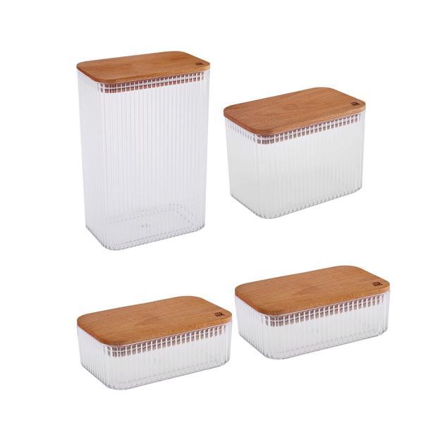 Karaca Massimo 4'lü Şeffaf Saklama Kabı Set - Image 1