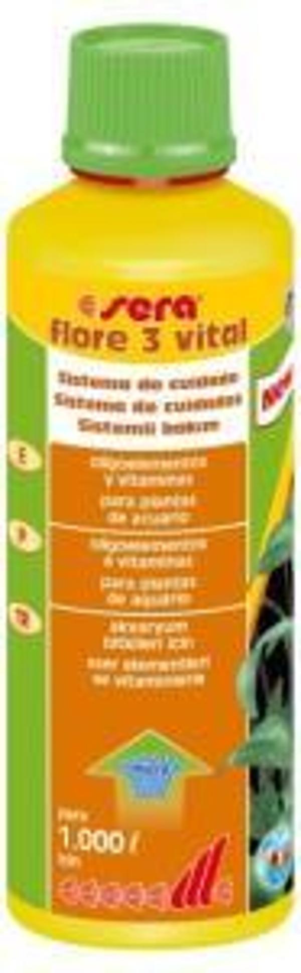 Sera Flore 3 Vital 250ml Vitamin - Image 1