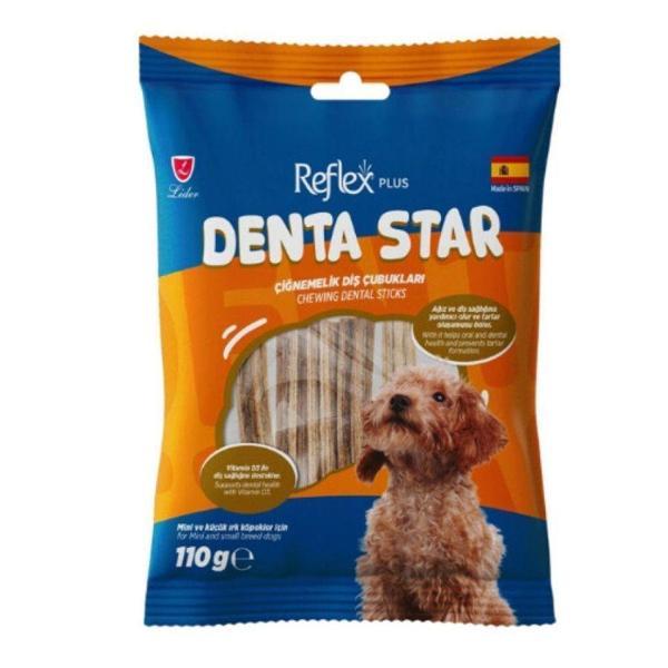 Reflex Plus Denta Star Diş Sağlığı Destekleyici Küçük Irk Köpek Ödül Maması 110 Gr - Image 1
