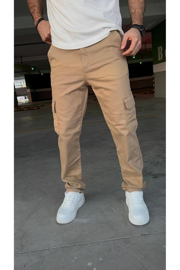 Viking'S Line Kargo Baggy Koyu Gri Jeans - Image 1