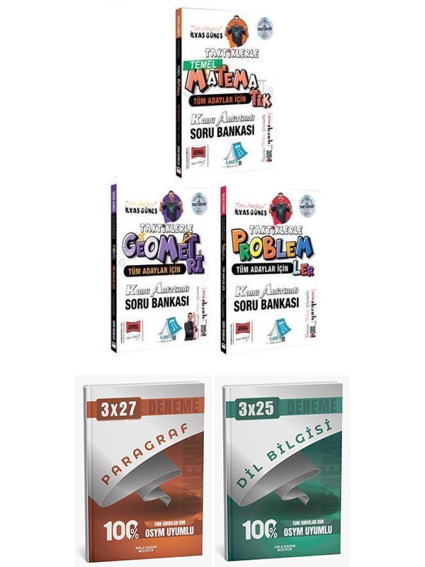 Yargı + Anla Kazan 2026 Tüm Sınavlar İçin Geometri Matematik Problemler Soru ve Anka Deneme 5li Set - Anla Kazan Yayınları - Image 1