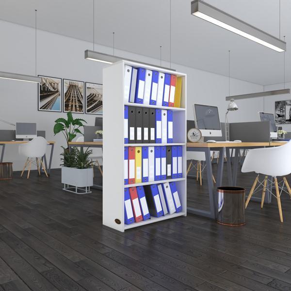 Kenzlife klasörlük raflı erlinay byz 140*80*30 kitaplık ofis arkalıksız - Image 1