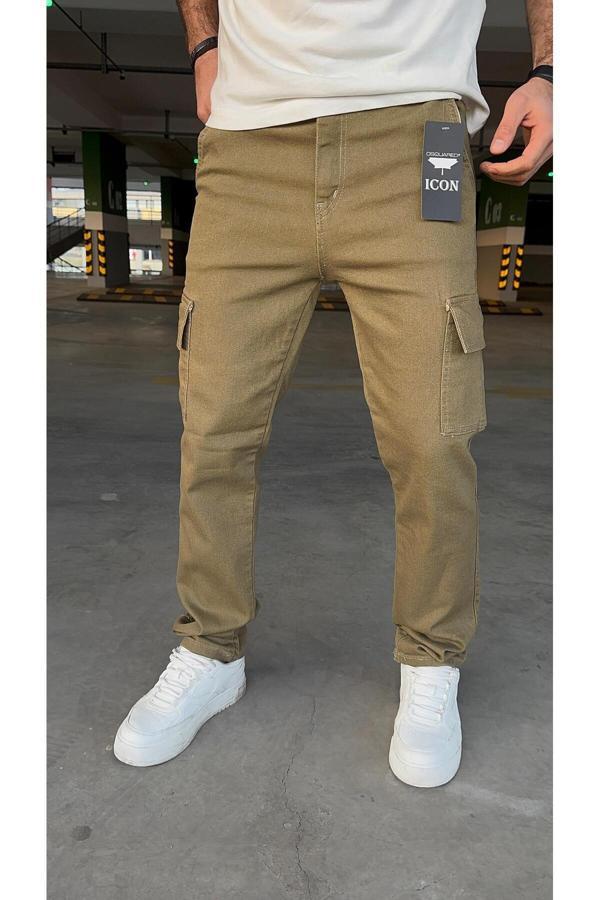 Viking'S Line Kargo Baggy Açık Yeşil Jean - Image 1