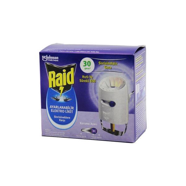 RAİD MİNİ SET - 30 GECE  ELEKTROLİKİT AYARLANABİLİR MAKİNE SET (2818) - Image 1