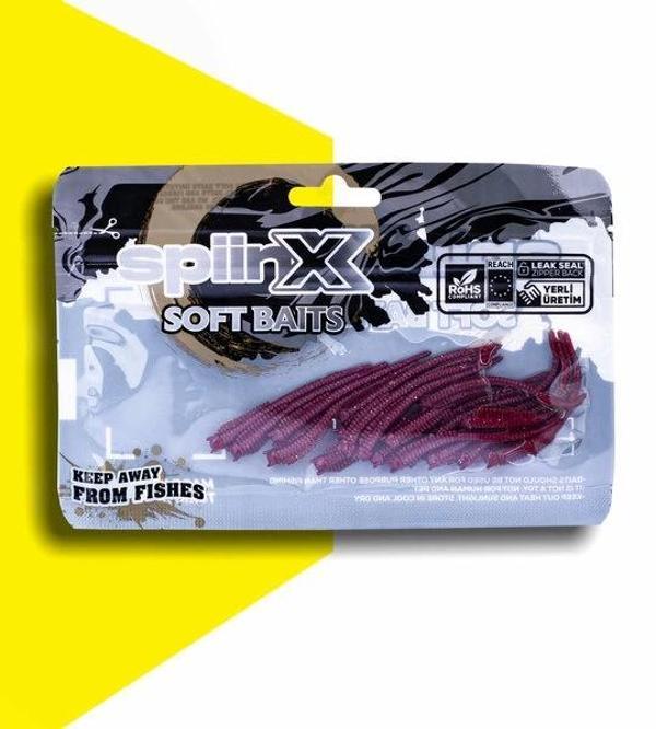 Spiinx Sandworm Lrf Silikon 6Cm 18P Renk: Bukalemun Pellet - Image 1
