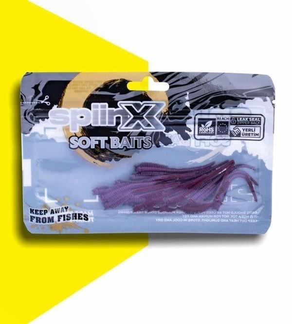 Spiinx Sandworm Lrf Silikon 6Cm 18P Renk: D.N - Image 1