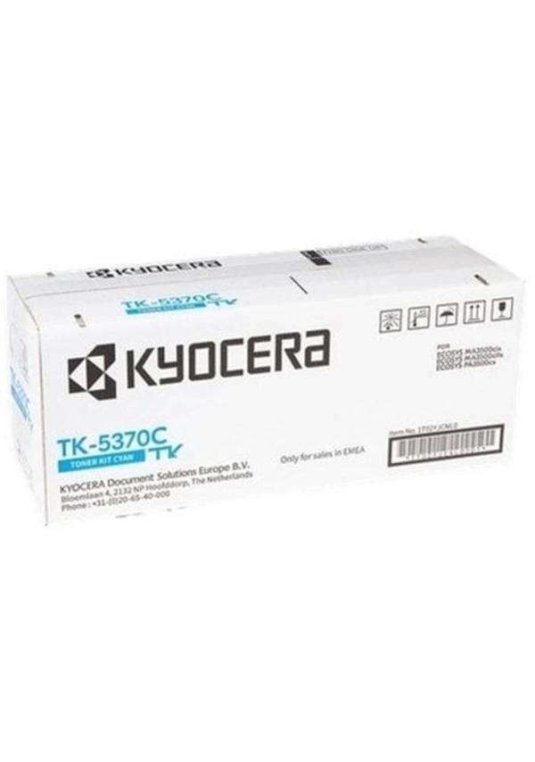 Kyocera TK-5370C Cyan Mavi Orjinal Fotokopi Toneri Ecosys MA3500cix - MA3500cifx 5.000 Sayfa - Image 1