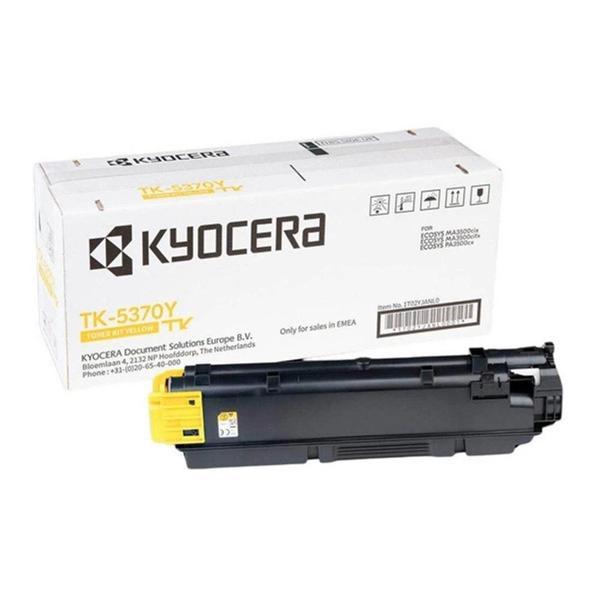 Kyocera TK-5370Y Yellow Sarı Orjinal Fotokopi Toneri Ecosys MA3500cix - MA3500cifx 5.000 Sayfa - Image 1