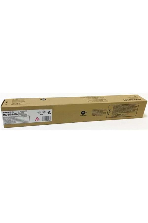 SHARP MX-61GTMA Magenta Kırmızı Orjinal Fotokopi Toneri MX-2630-2651-3050-3550-3070 24.000 Sayfa - Image 1