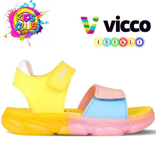 Vicco Laura Ortopedik Işıklı Çocuk Sandalet - Image 1