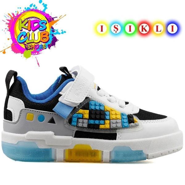 Cool Legos Işıklı Ortopedik Taban Unisex Çocuk Spor Ayakkabı - Image 1