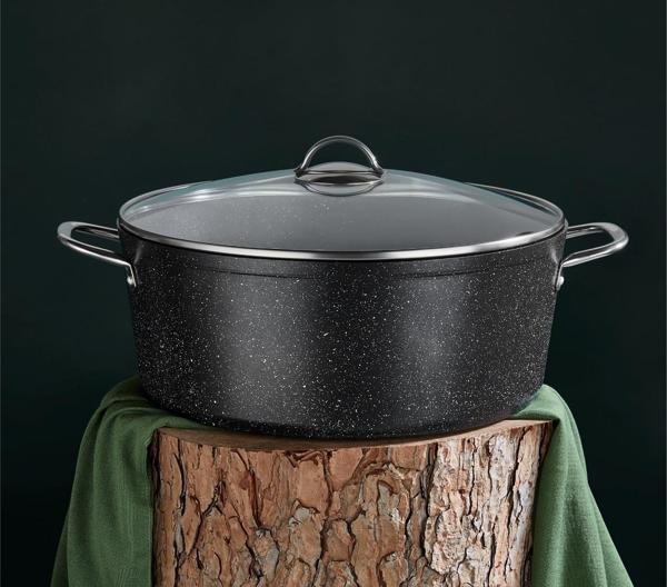 Oms Gastro Granit Derin Tencere 34cm 3113 - Image 1