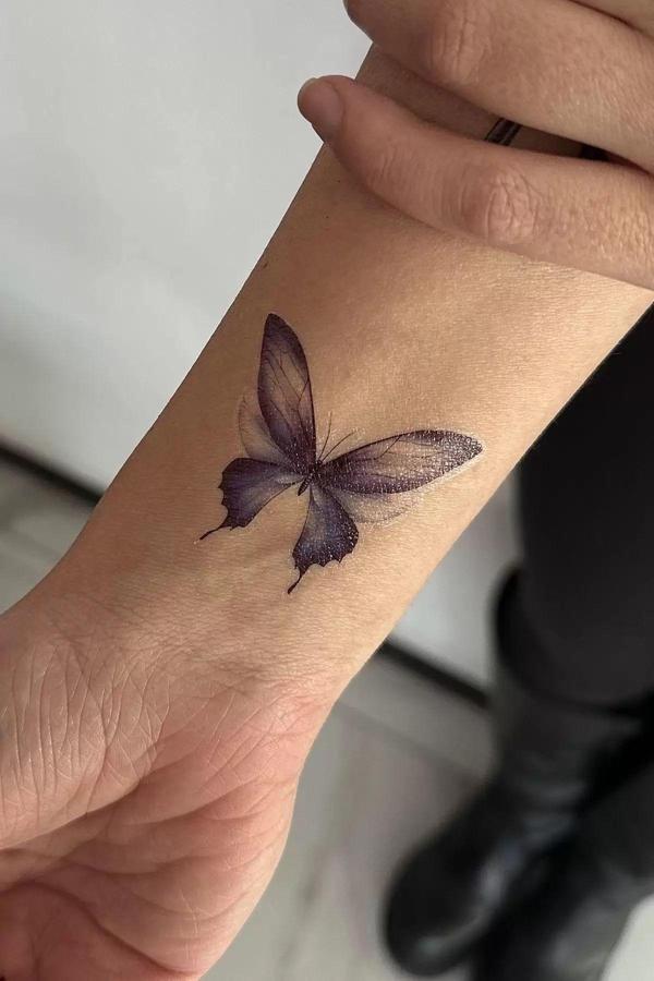 Caş Dekorasyon Kelebek Figürlü Geçici Mini Dövme Tattoo - Image 1